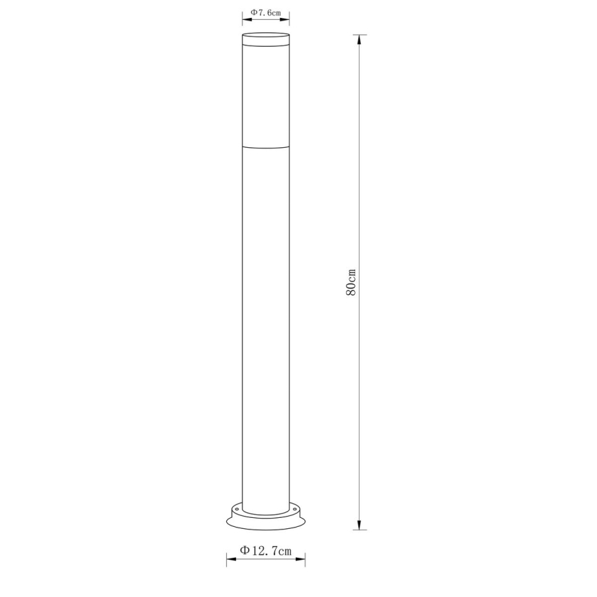Globo - Udendørslampe 1xE27/23W/230V 80 cm IP44