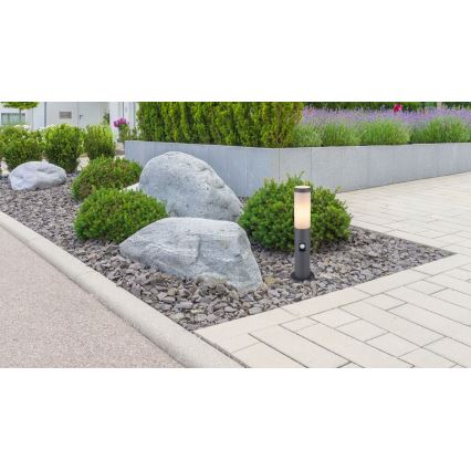 Globo - Udendørslampe med sensor 1xE27/15W/230V 45 cm IP44