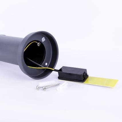 Globo - Udendørslampe med sensor 1xE27/15W/230V 45 cm IP44