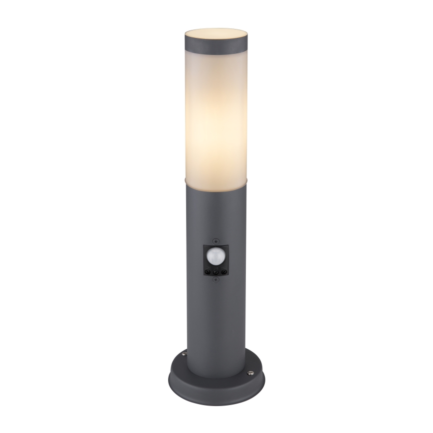 Globo - Udendørslampe med sensor 1xE27/60W/230V 45 cm IP44