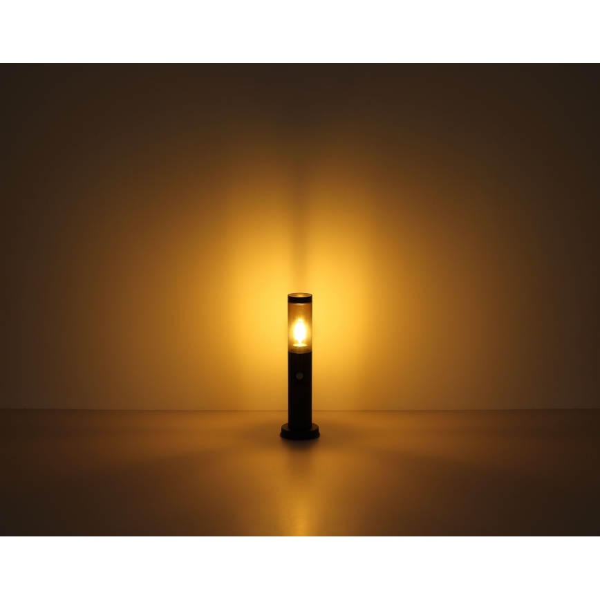 Globo - Udendørslampe med sensor 1xE27/15W/230V 45 cm IP44