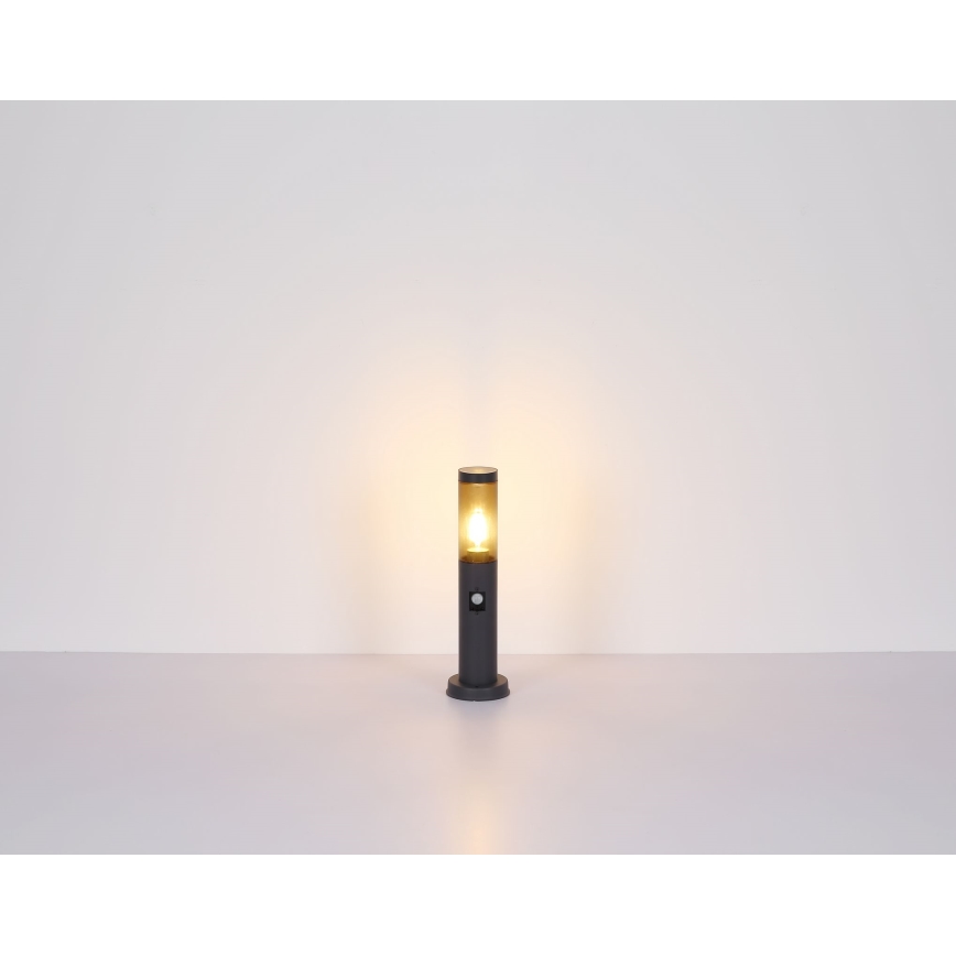Globo - Udendørslampe med sensor 1xE27/15W/230V 45 cm IP44