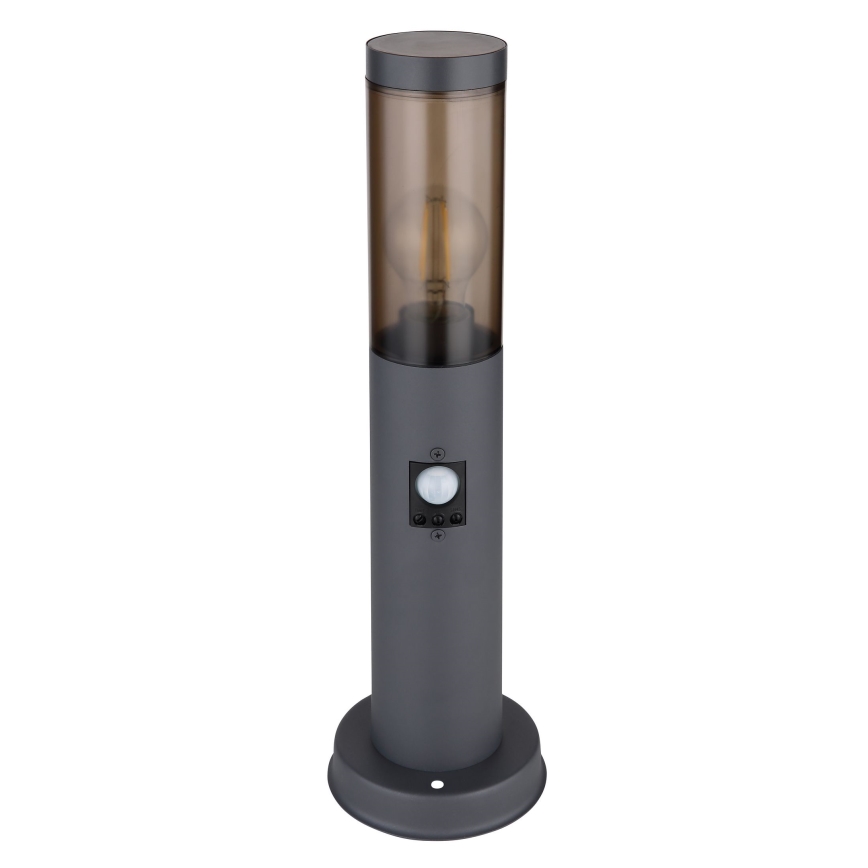 Globo - Udendørslampe med sensor 1xE27/15W/230V 45 cm IP44