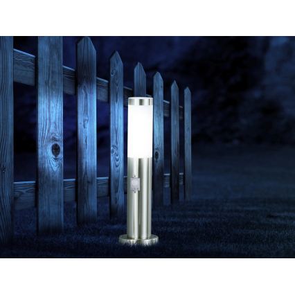 Globo - LED-udendørslampe med sensor 1xE27/8,8W/230V IP44