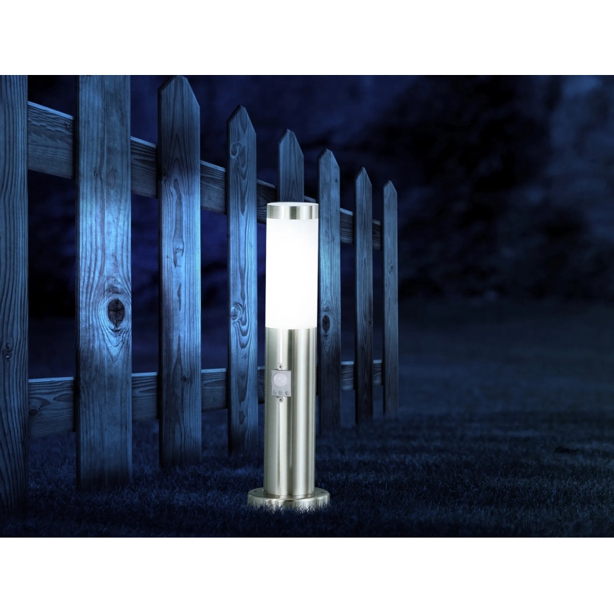 Globo - LED-udendørslampe med sensor 1xE27/8,8W/230V IP44