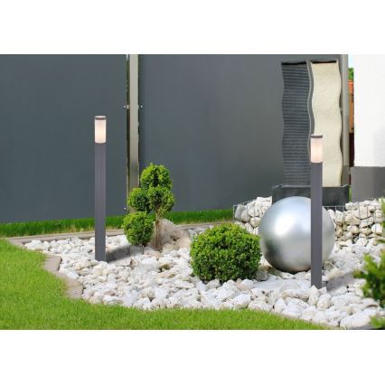 Globo - Udendørslampe 1xE27/60W/230V IP44 110 cm antracit