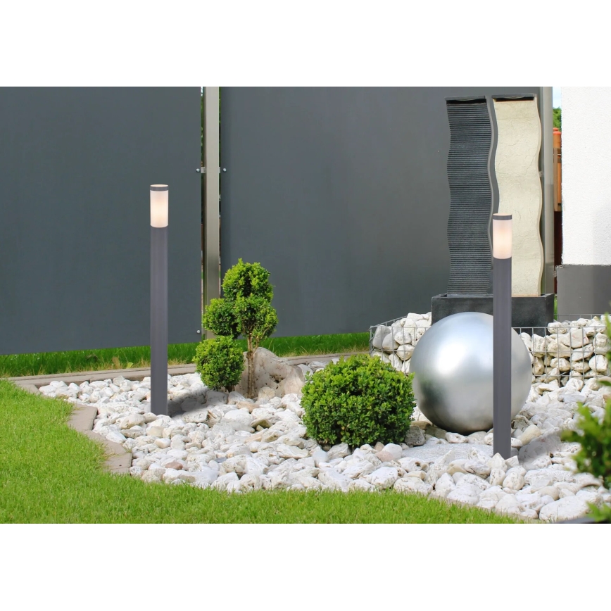 Globo - Udendørslampe 1xE27/60W/230V IP44 110 cm antracit