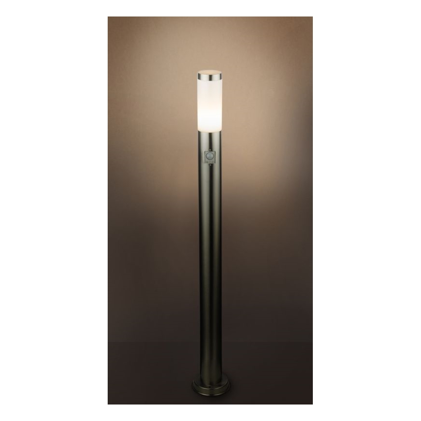 Globo - Udendørslampe med sensor 1xE27/60W/230V 110 cm IP44