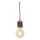 Globo 31760146 - Pendel TRONCO 1xE27/40W/230V