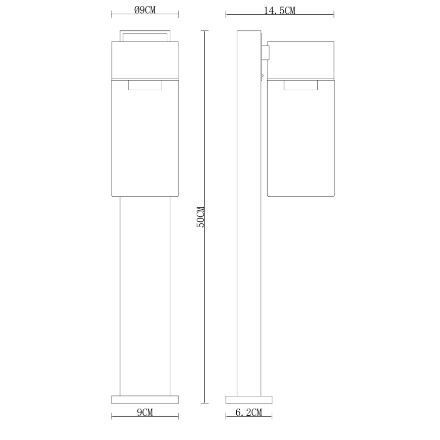 Globo - Udendørslampe 1xE27/40W/230V 50 cm IP44