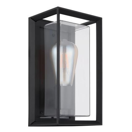 Globo - Udendørs væglampe 1xE27/60W/230V IP44 sort