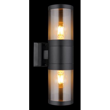 Globo - Udendørs væglampe 2xE27/60W/230V IP44