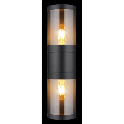Globo - Udendørs væglampe 2xE27/60W/230V IP44