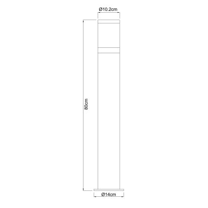 Globo - Udendørslampe 1xE27/60W/230V IP44