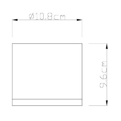 Globo - Udendørs loftlampe 1xGX53/11W/230V IP44