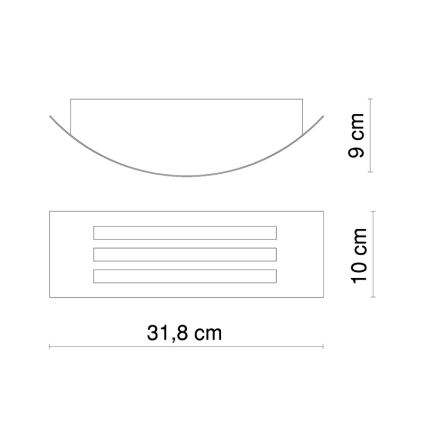 Globo - LED udendørslampe 1xE27/20W/230V IP44