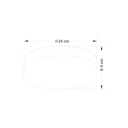 Globo - Badeværelseslampe 2xE27/40W/230V diameter 24 cm IP44