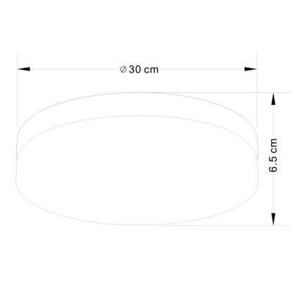 Globo - Badeværelseslampe 3xE27/40W/230V diameter 30 cm IP44