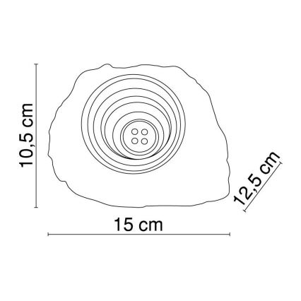 Globo - SÆT 3x LED solcellelampe LED/1,2V IP44