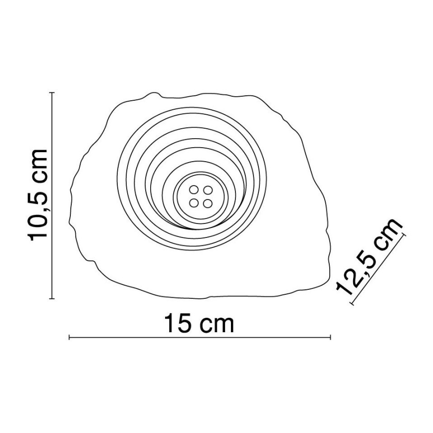 Globo - SÆT 3x LED solcellelampe LED/1,2V IP44
