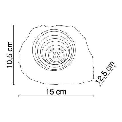 Globo - Dekorativ LED solcellelampe 4xLED/0,06W/1,2V IP44 200 mAh