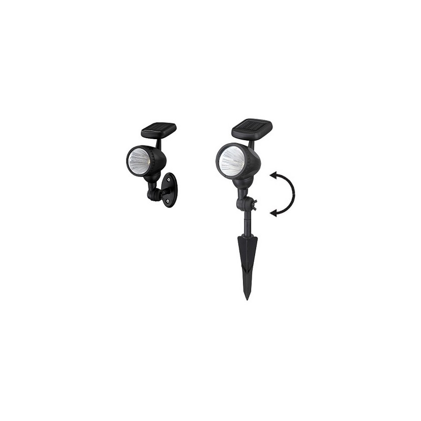 Globo - LED Solcellebelysning 3xLED/0,06W IP44