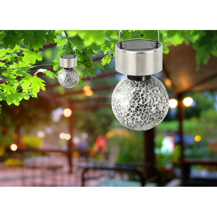 Globo 33056 - Solcellelampe 1xLED/0,06W/3,2V IP44 400 mAh