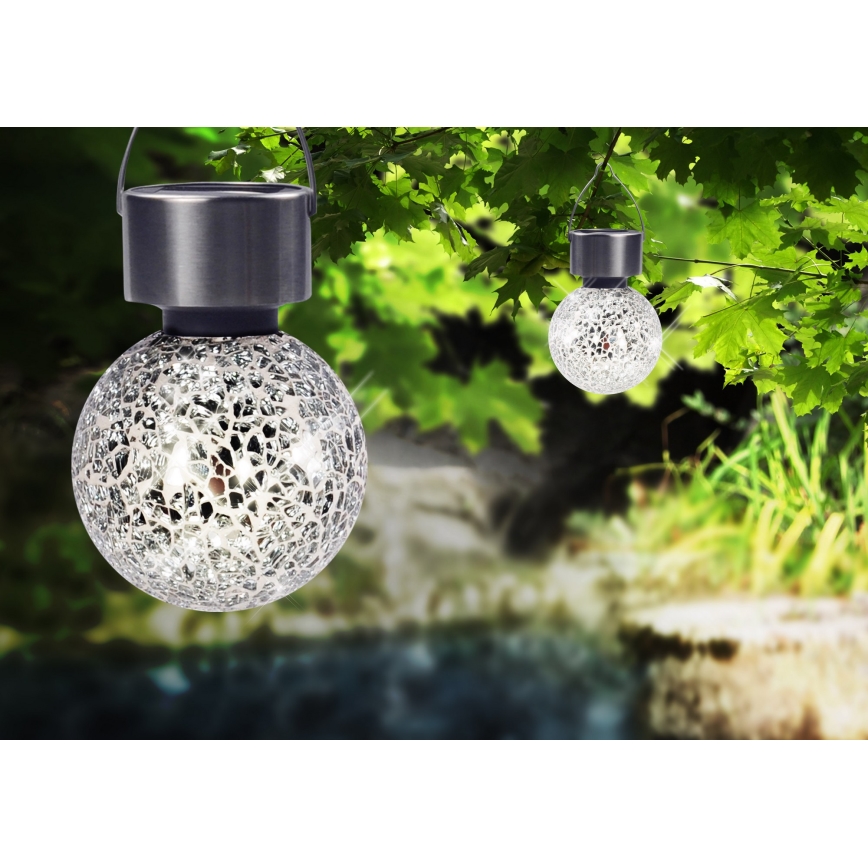 Globo 33056 - Solcellelampe LED/0,06W/3,2V IP44 400 mAh