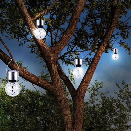 Globo 33056 - Solcellelampe LED/0,06W/3,2V IP44 400 mAh