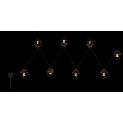 Globo - Soldrevet LED lampe 8xLED/3,2V IP44