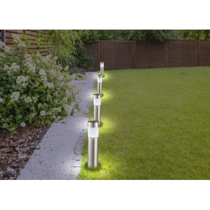 Globo - SÆT 4x LED solcellelampe LED/0,07W/3V IP44 600 mAh