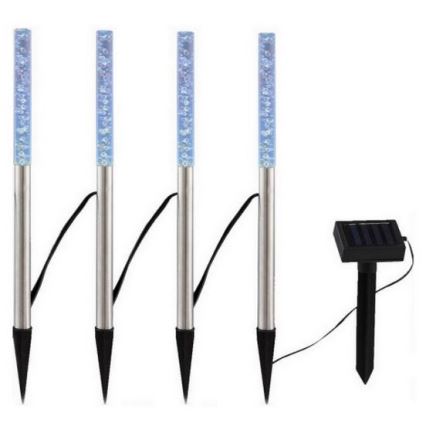 Globo - SÆT 4x LED solcellelampe 4xLED/0,07W IP44 600 mAh