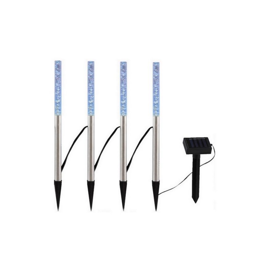 Globo - SÆT 4x LED solcellelampe 4xLED/0,07W IP44 600 mAh