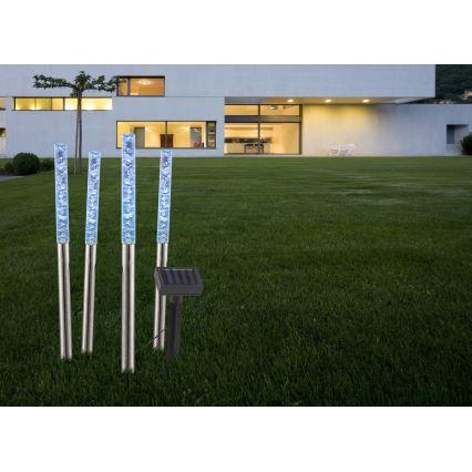 Globo - SÆT 4x LED solcellelampe 4xLED/0,07W IP44 600 mAh