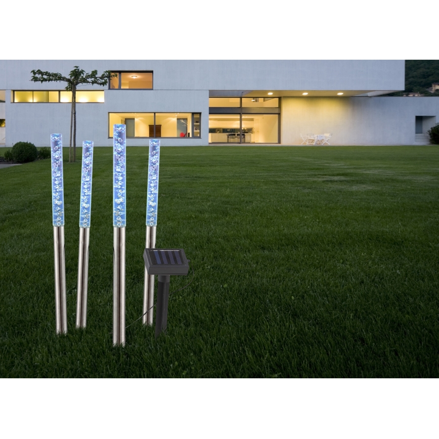 Globo - SÆT 4x LED solcellelampe 4xLED/0,07W IP44 600 mAh