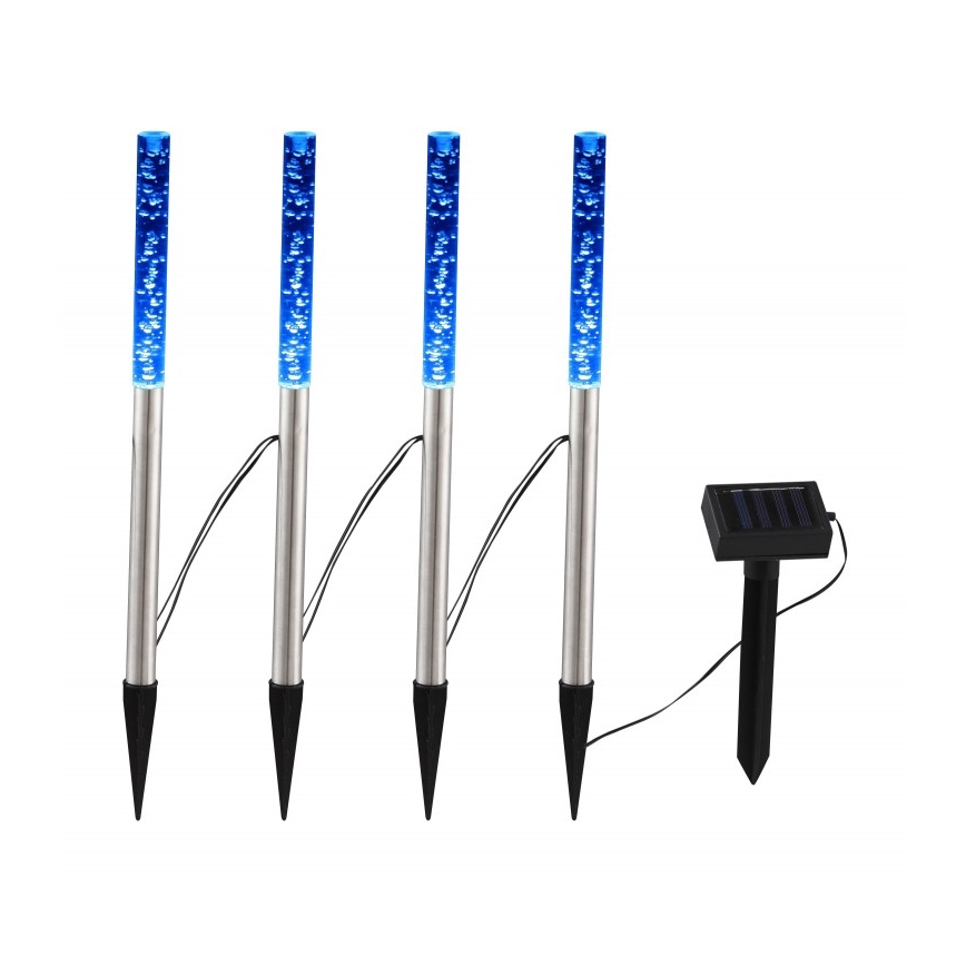 Globo - SÆT 4x LED solcellelampe 4xLED/0,07W IP44 600 mAh