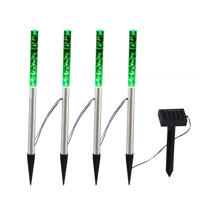 Globo - SÆT 4x LED solcellelampe 4xLED/0,07W IP44 600 mAh