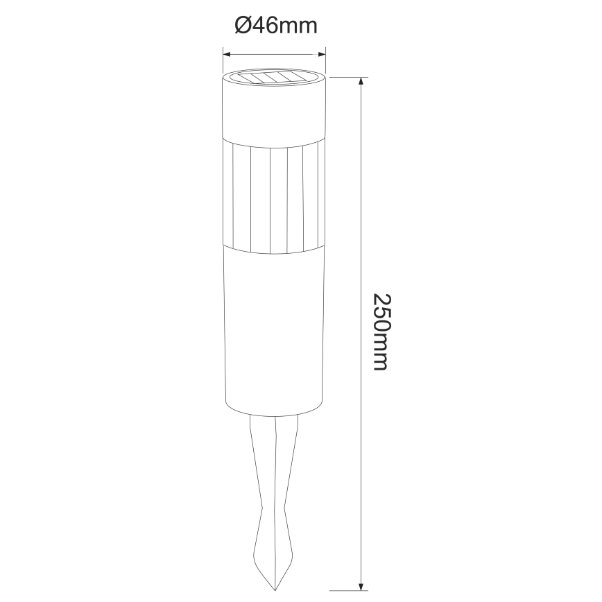 Globo - SÆT 4x LED solcellelampe LED/0,06W/3,2V IP44