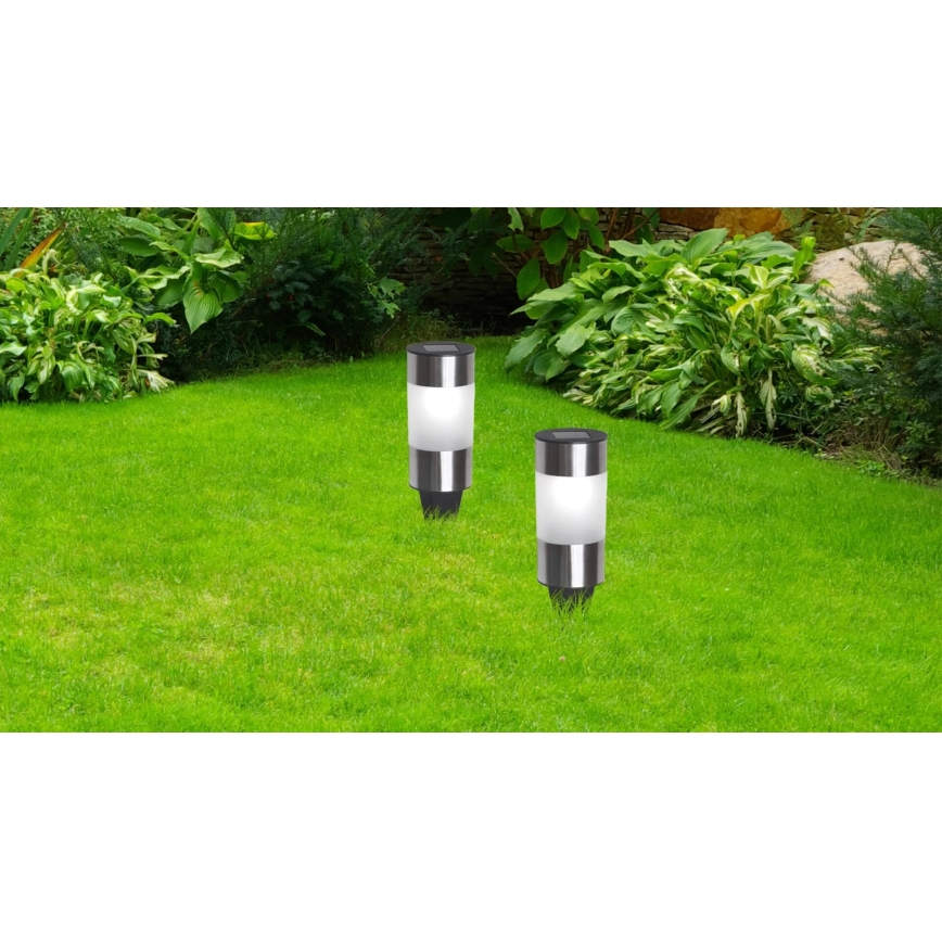 Globo - SÆT 3x LED solcellelampe LED/0,06W/3,2V IP44