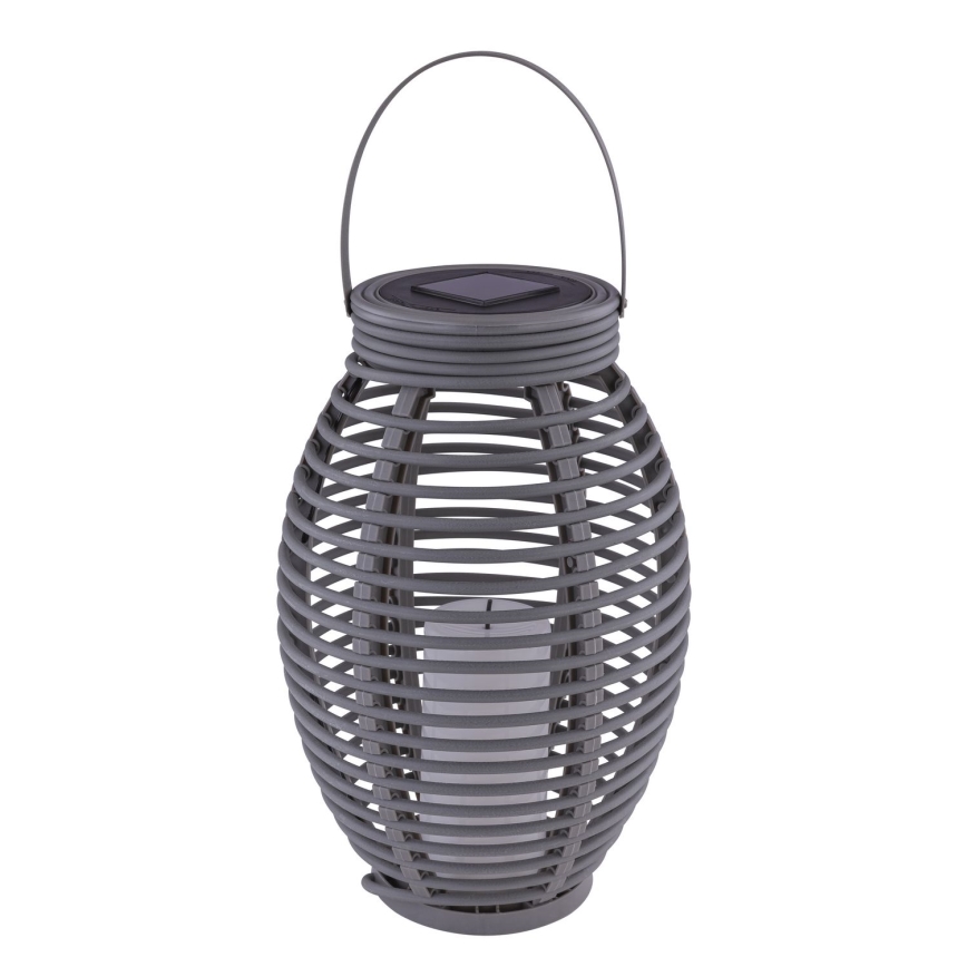 Globo - LED solcellelampe LED/0,06W/3,2V IP44 200 mAh Rattan