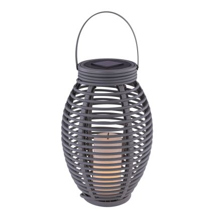 Globo - LED solcellelampe LED/0,06W/3,2V IP44 200 mAh Rattan