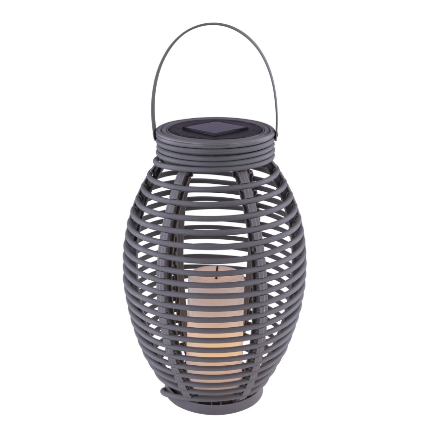 Globo - LED solcellelampe LED/0,06W/3,2V IP44 200 mAh Rattan