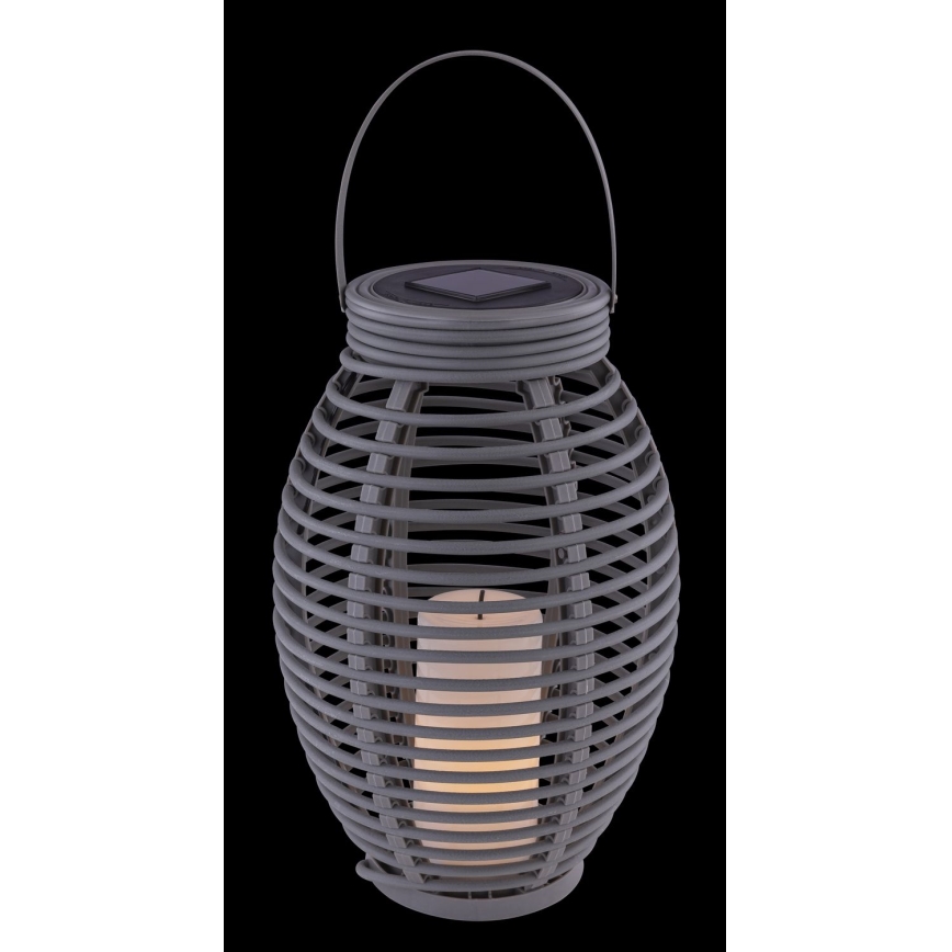 Globo - LED solcellelampe LED/0,06W/3,2V IP44 200 mAh Rattan