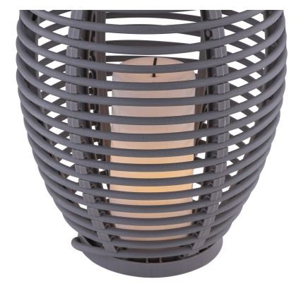 Globo - LED solcellelampe LED/0,06W/3,2V IP44 200 mAh Rattan