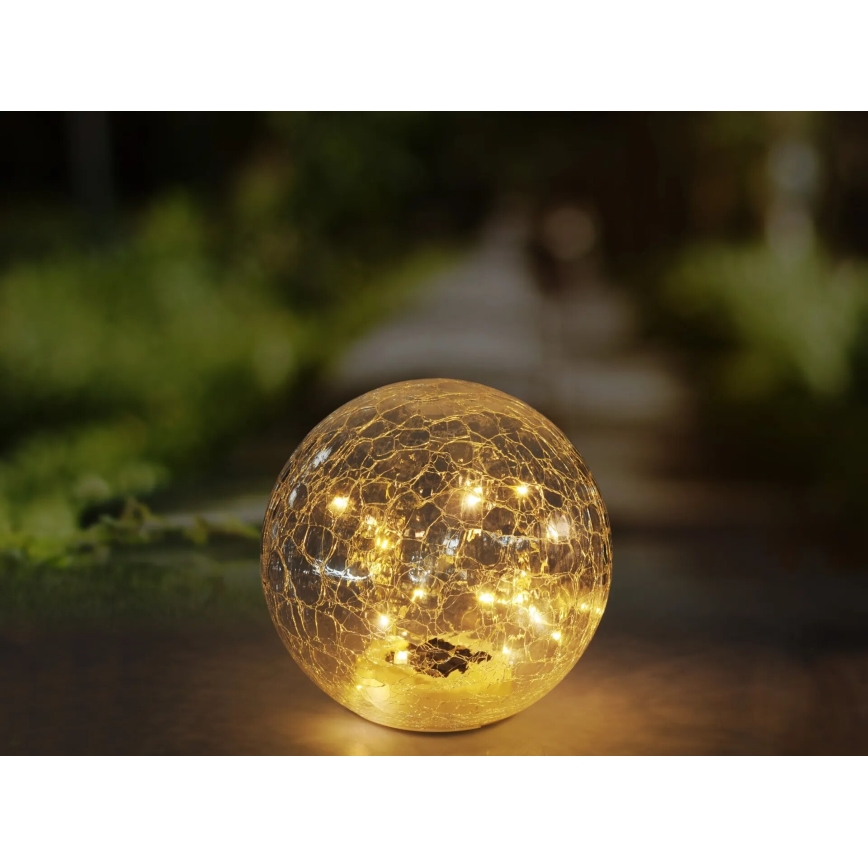 Globo - LED solcellelampe 20xLED/0,06W/3,2V diameter 19,5 cm IP44 600 mAh