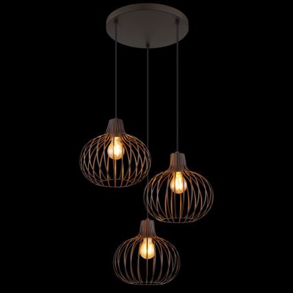 Globo - Pendel på ledning 3xE27/40W/230V