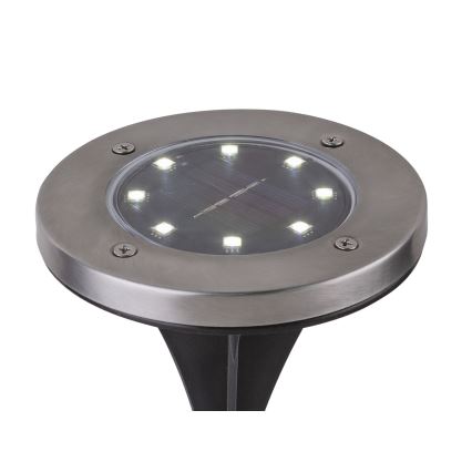 Globo - SÆT 2x LED solcellelampe LED/0,8W/3V IP44 300 mAh