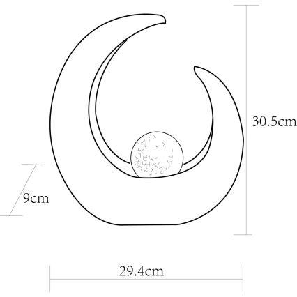 Globo - LED solcellelampe LED/0,02W/3V IP44
