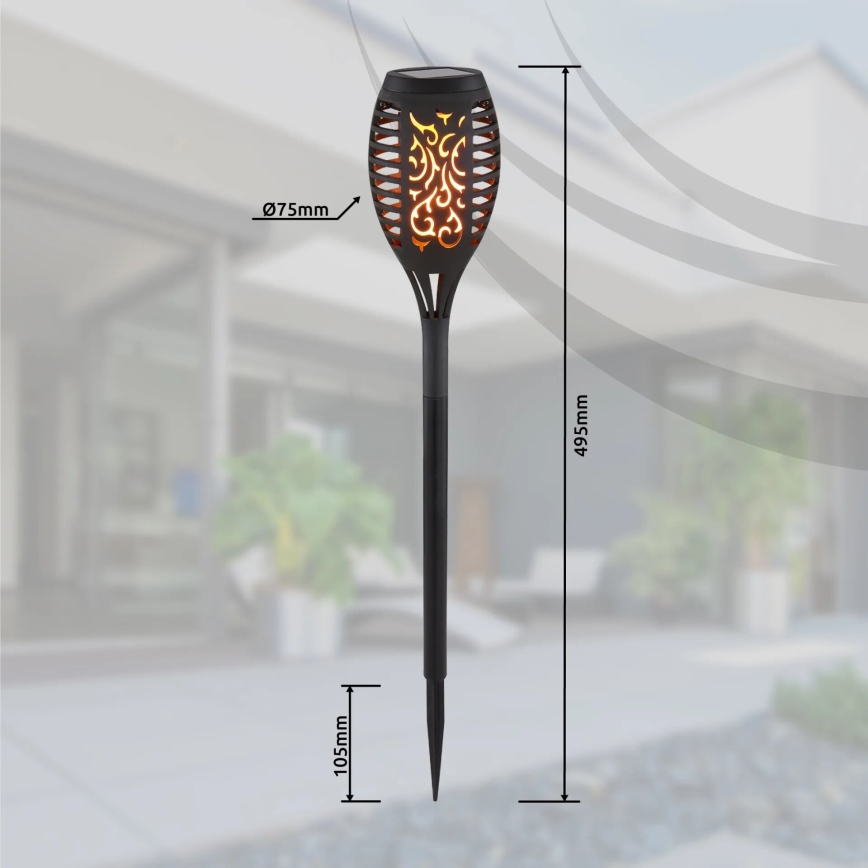 Globo - SÆT med 3 LED solcellelamper LED/0,1W/3V IP44 200 mAh