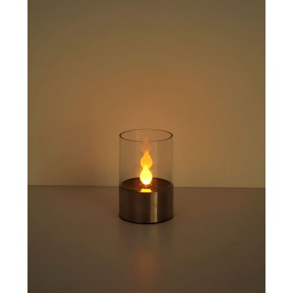 Globo - LED solcellelampe LED/0,06W/1,2V 1800K IP44 100 mAh